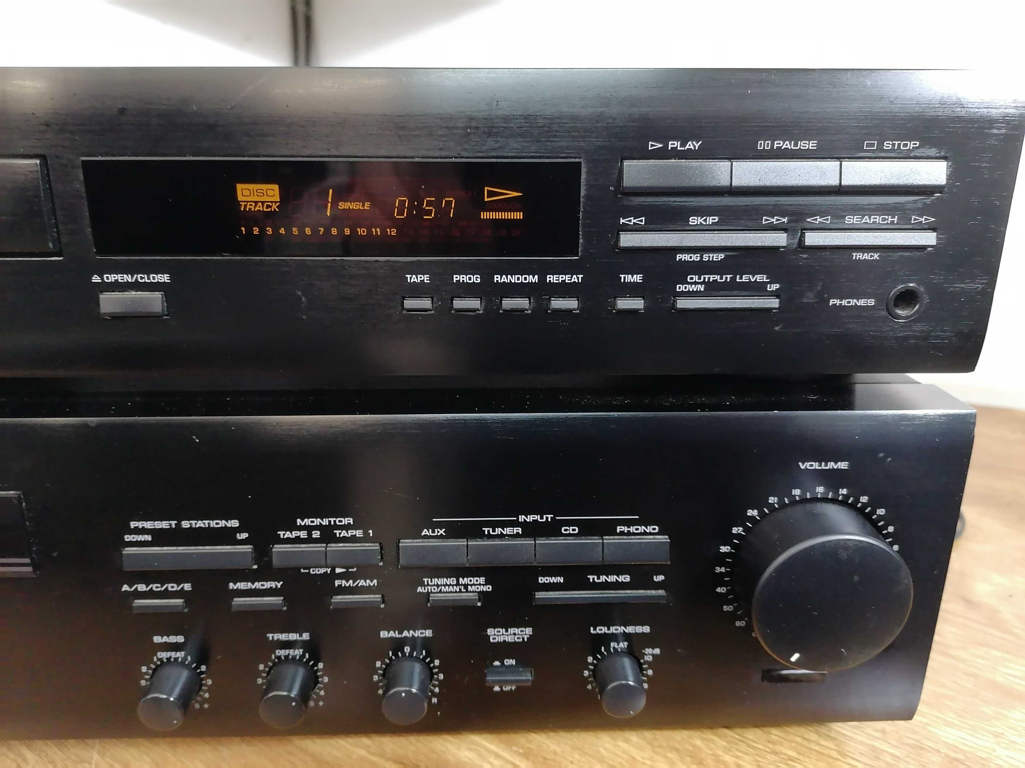 Amplituner Stereo Yamaha RX-460 Odtwarzacz CDX-450E