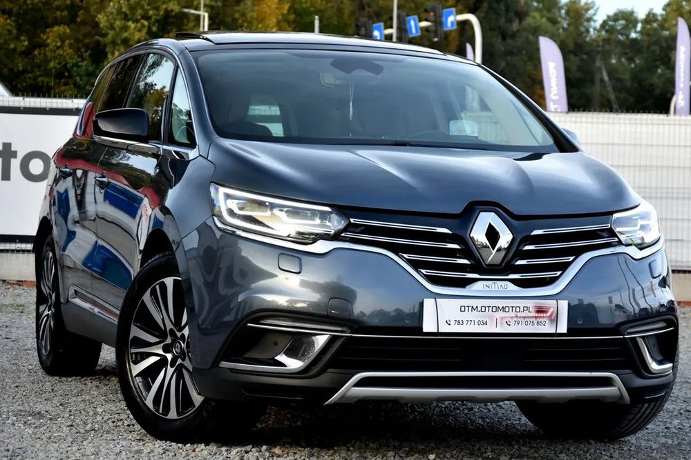 Renault Espace FULLED skóra Blis alusy LINNE ASSIST Idealny GRZANE fotele wentylacje