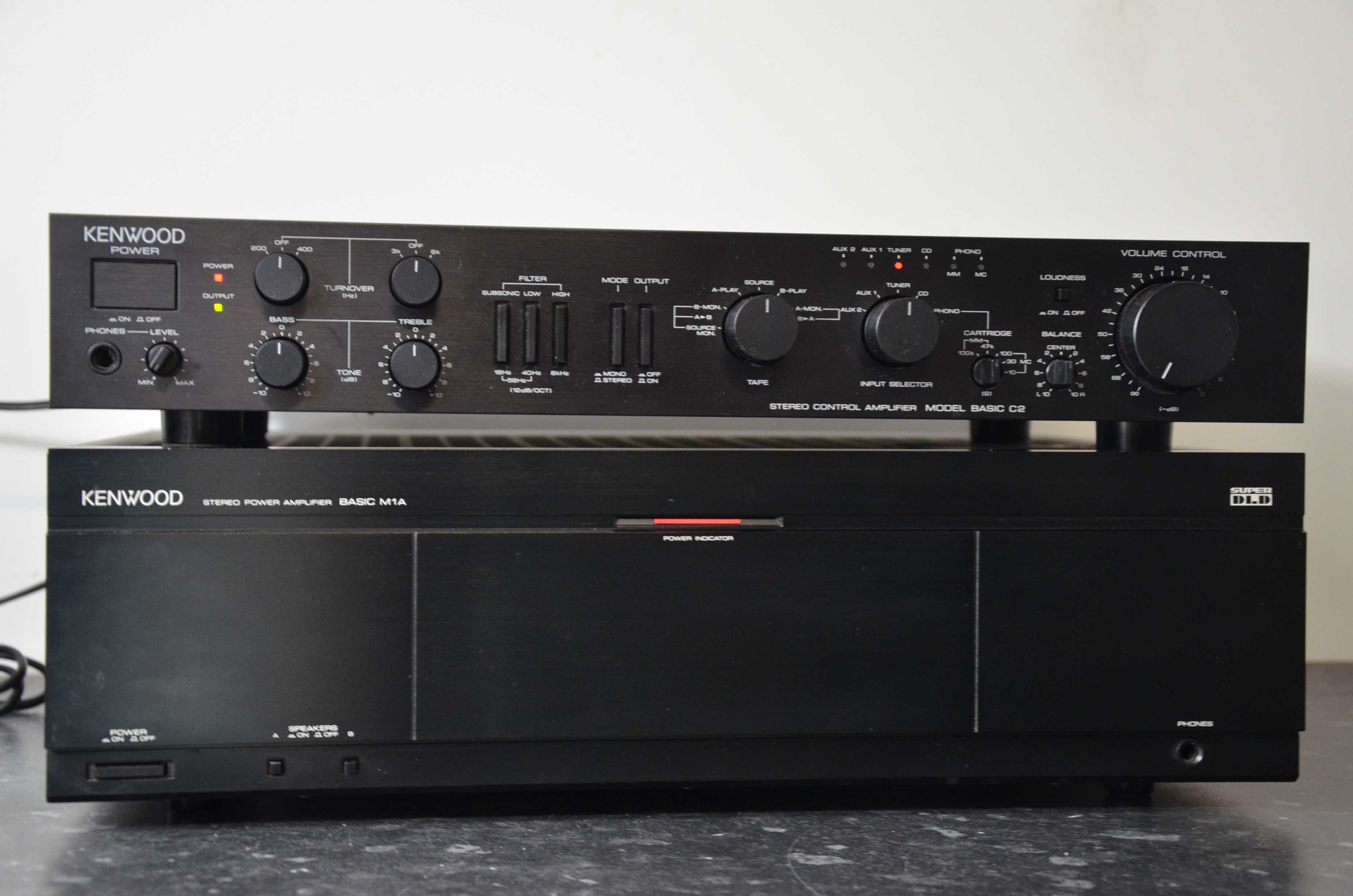 KENWOOD BASIC M1A  BASIC C2 Końcówka mocy przedwzmacniacz Okazja Japan