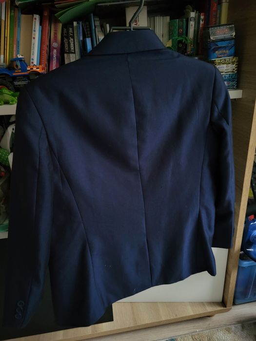 Marynarka dla chłopca granatowa r.140