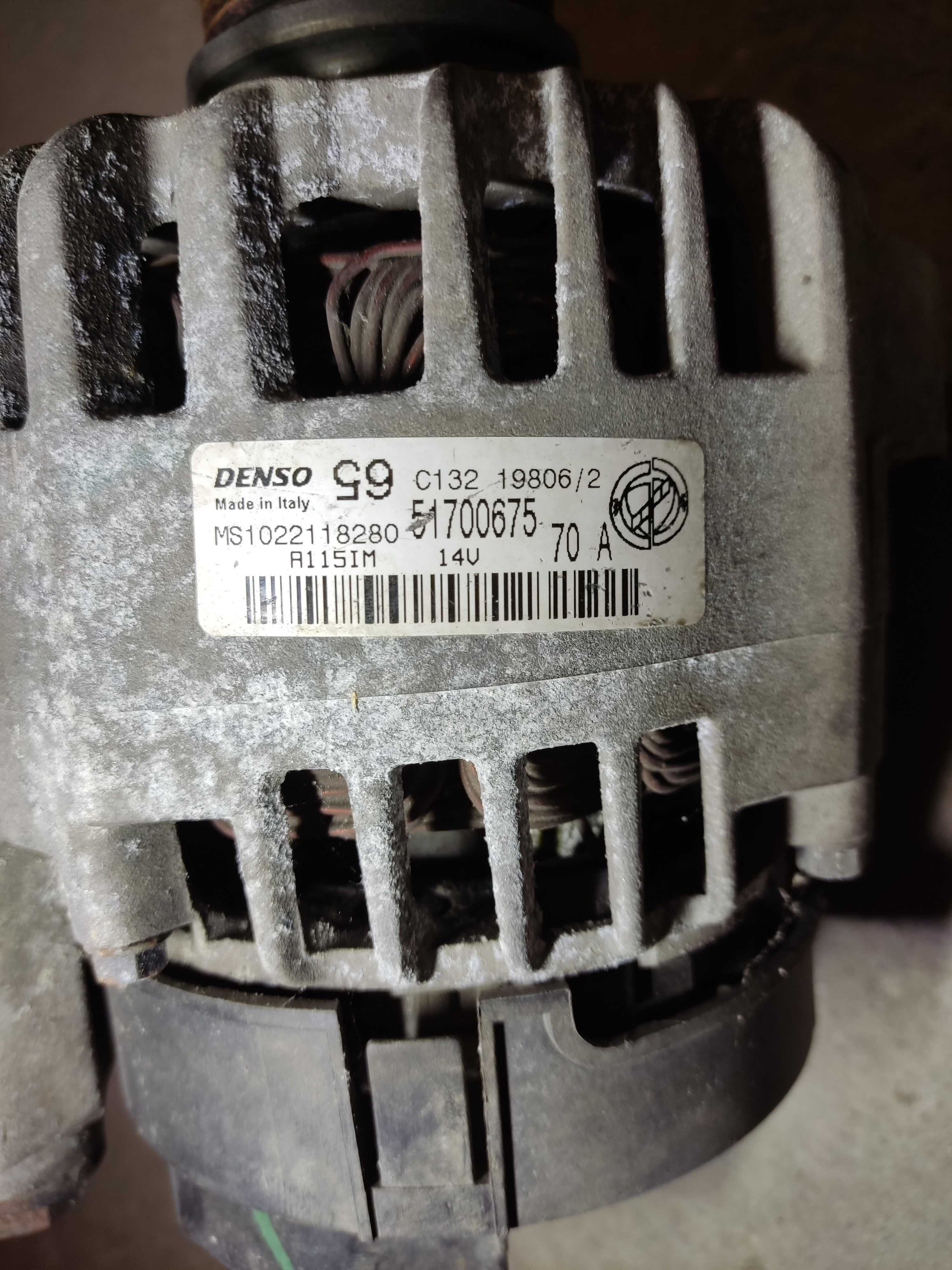 Alternator Fiat Panda II, Denso, mały przebieg, punto