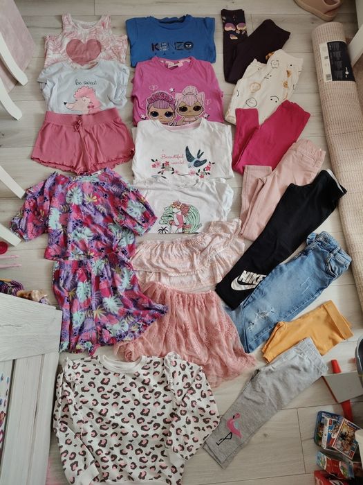 Mega paka ubrań r.122/128 dla dziewczynki