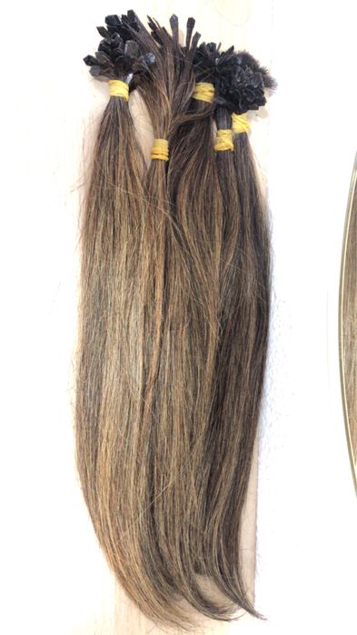 Cabelo humano loiro 40cm