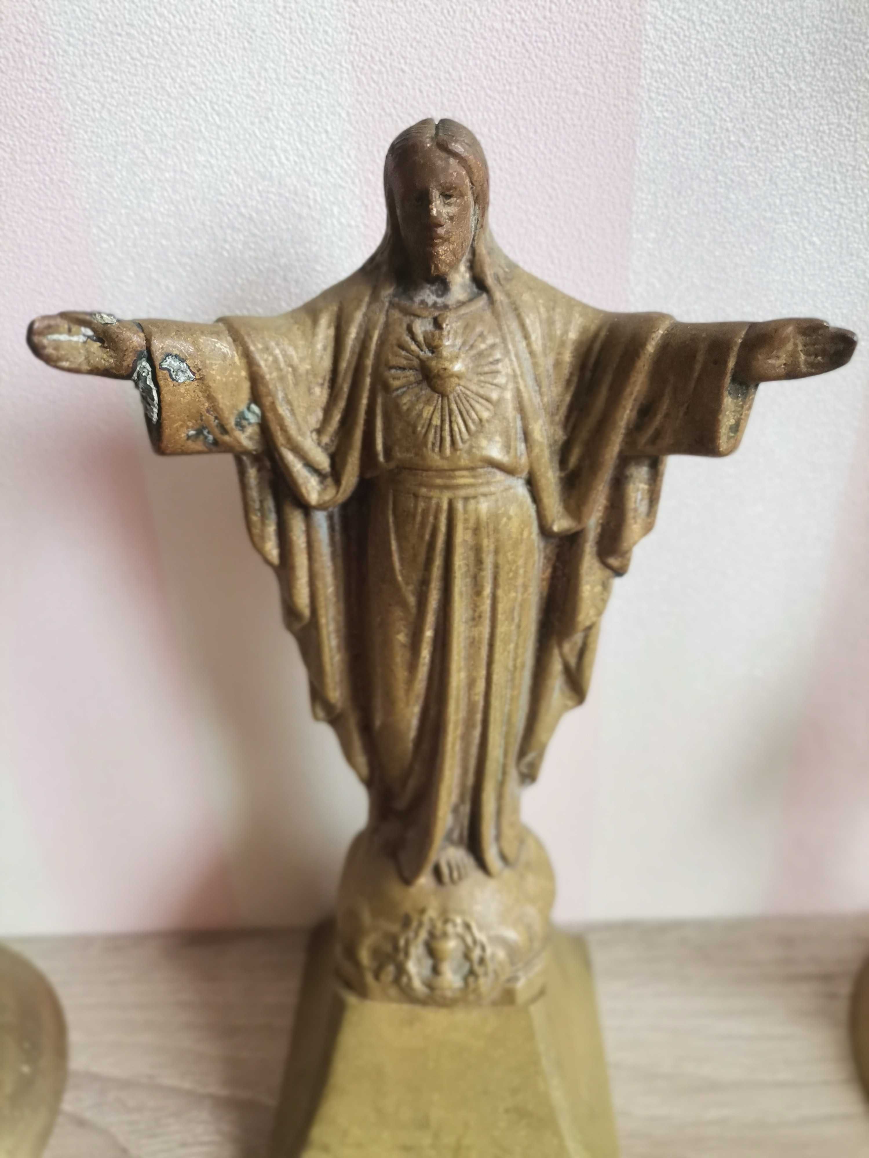 Figura Jezusa - mosiądz początek XX wieku - Bretania