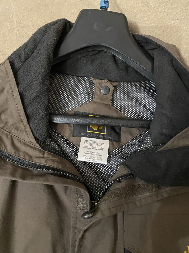 Jack Wolfskin kurtka męska XXL termoaktywna brązowoczarna oryginał