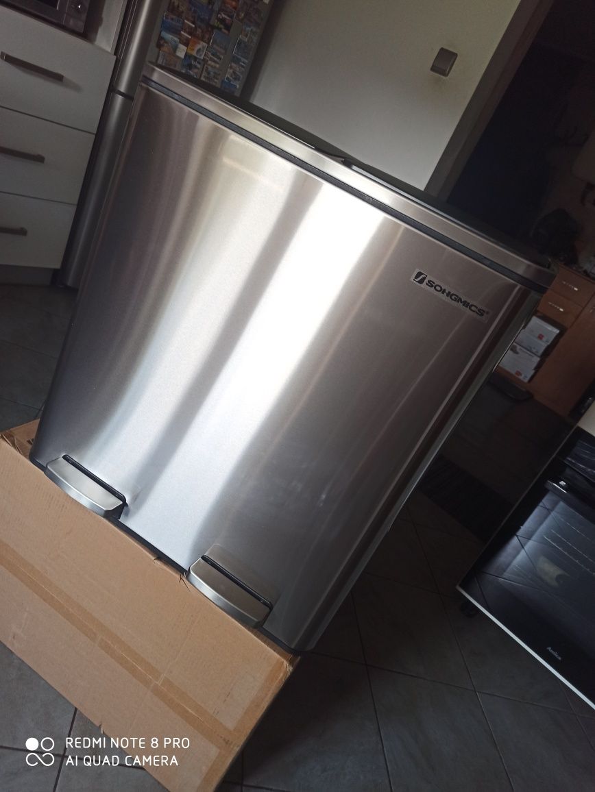 Kosz na śmieci 40l biały