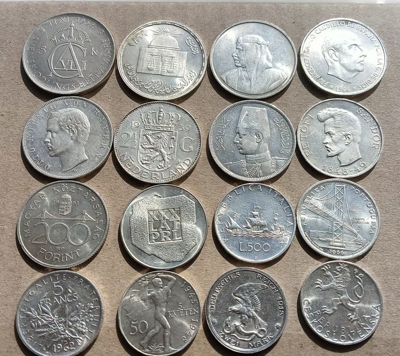 Продам монети срібні різноманітних країн