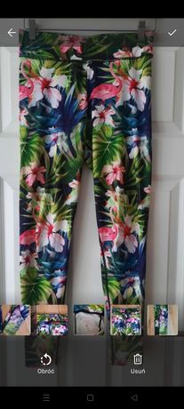 Legginsy getry sportowe treningowe reserved