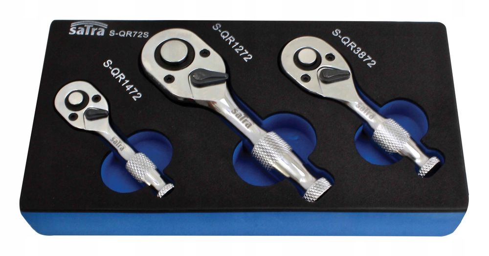 Grzechotki Mini - 3Szt. 1/4″; 3/8″; 1/2″ S-Qr72S Satra