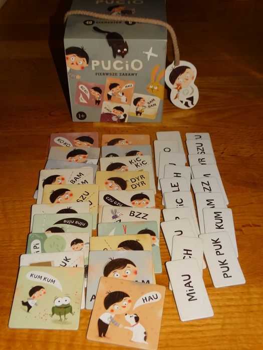 Pucio Pierwsze Zabawy Gra kafelkowa dla maluchów 1+ Nasza Księgarnia