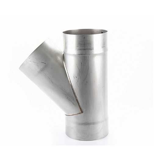 Одностінні димоходи з нержавійки Ø100-250(0,5)труба,коліно,трійник