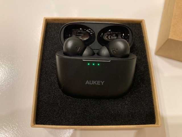 Earbuds (headphones) Aukey EP-N5 com ANC - NOVOS com factura