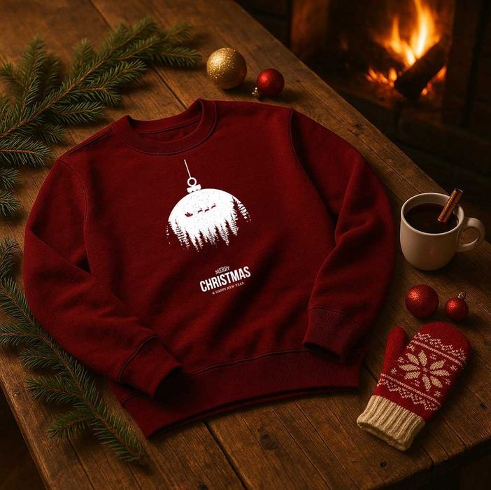 Новорічна колекція зимових світшотів різні кольори