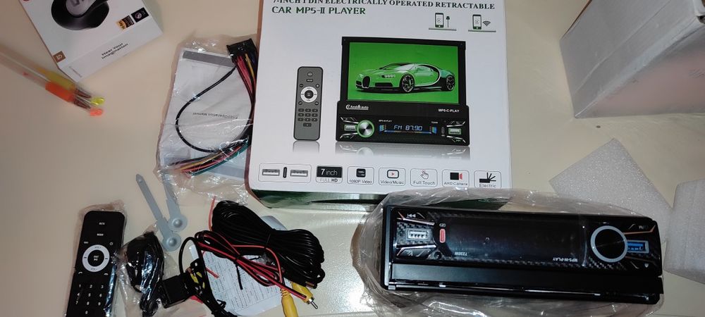 Автомагнітола 1 DIN CML-PLAY 7230W | HD 7" 16:9 висувний, 720P, MicroS