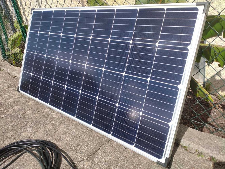 Kit solar painel fotovoltaico + bomba de água rega poço furo 40m novo