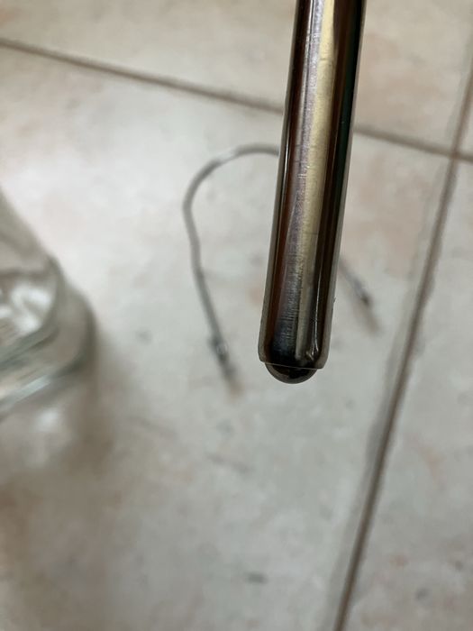 Poidło poidełko duże szklane dla zwierząt domowych, z zaworem kulkowym