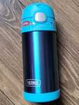 Thermos Funtainer termos dla dzieci kubek ze słomką 350ml turkus NOWY