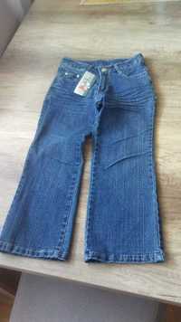 Spodnie jeans dziewczęce 110 Nowe