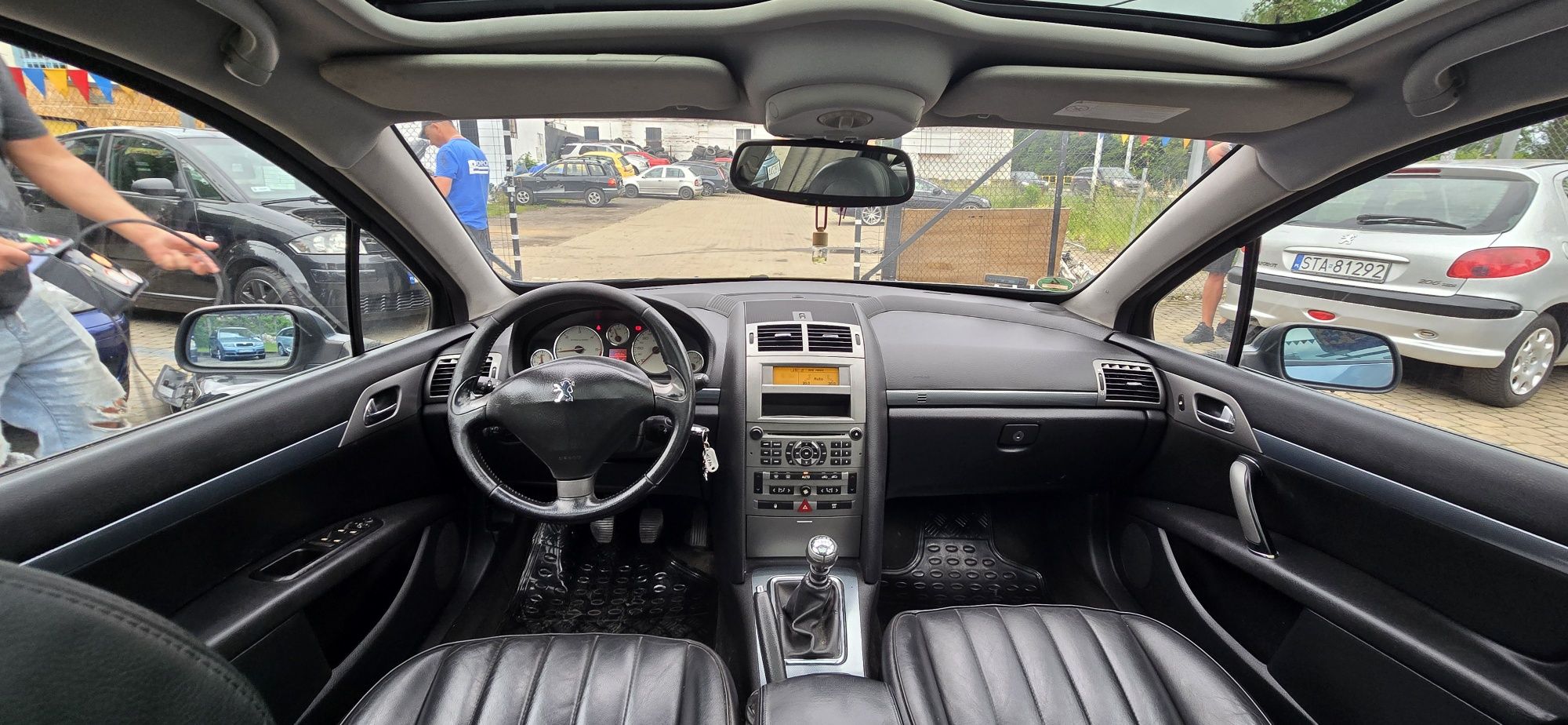 Peugeot 407 2.0HDI*Skóra*Panorama*Hak*Alufelgi*Tempomat*Ksenon*Zamiana
