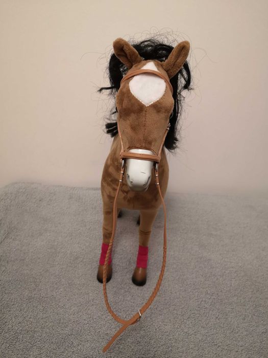 zabawka koń duży 50 cm ruchome nogi i kopytka