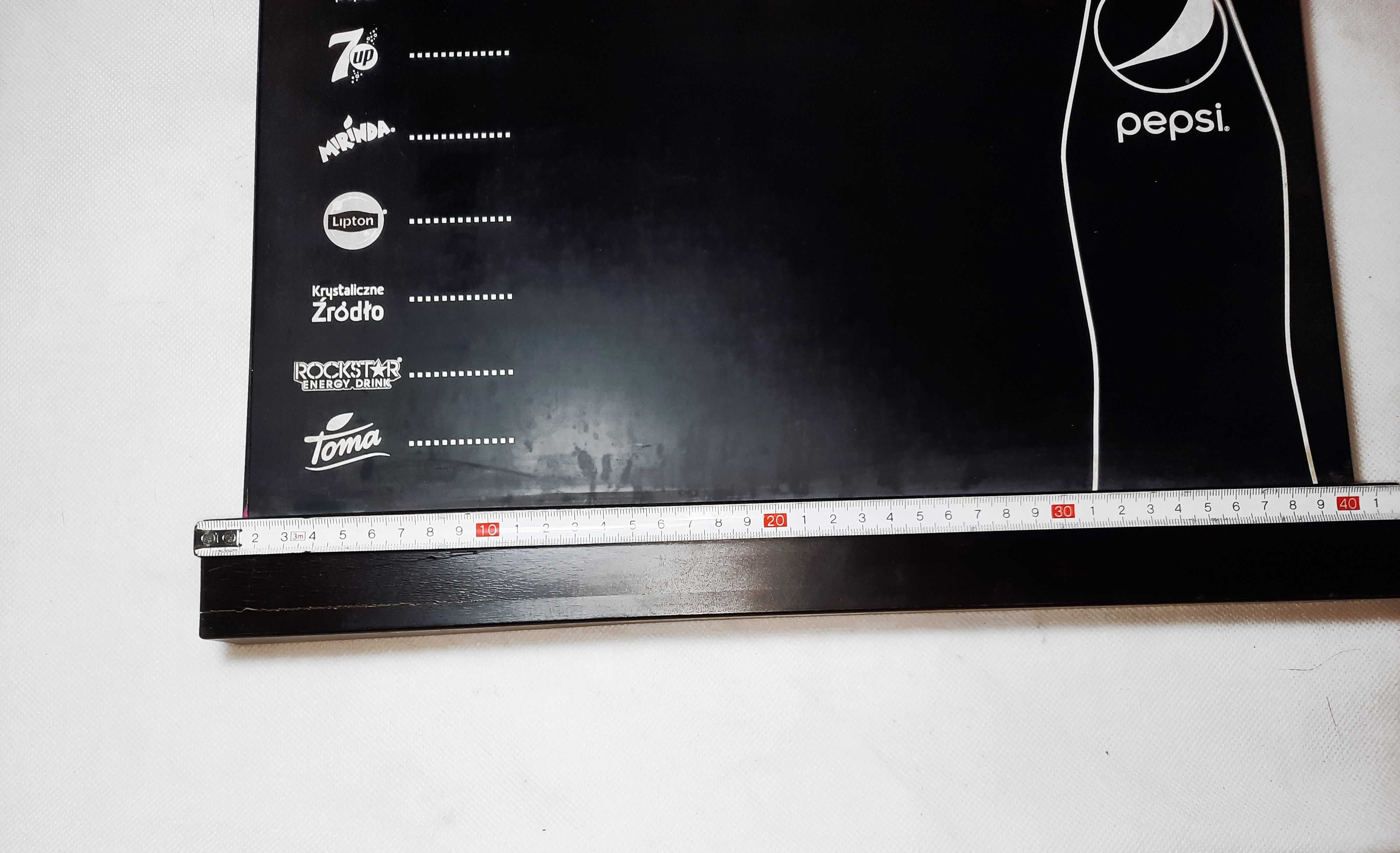 Tablica Pepsi menu na ścianę gadżet kolekjonerski