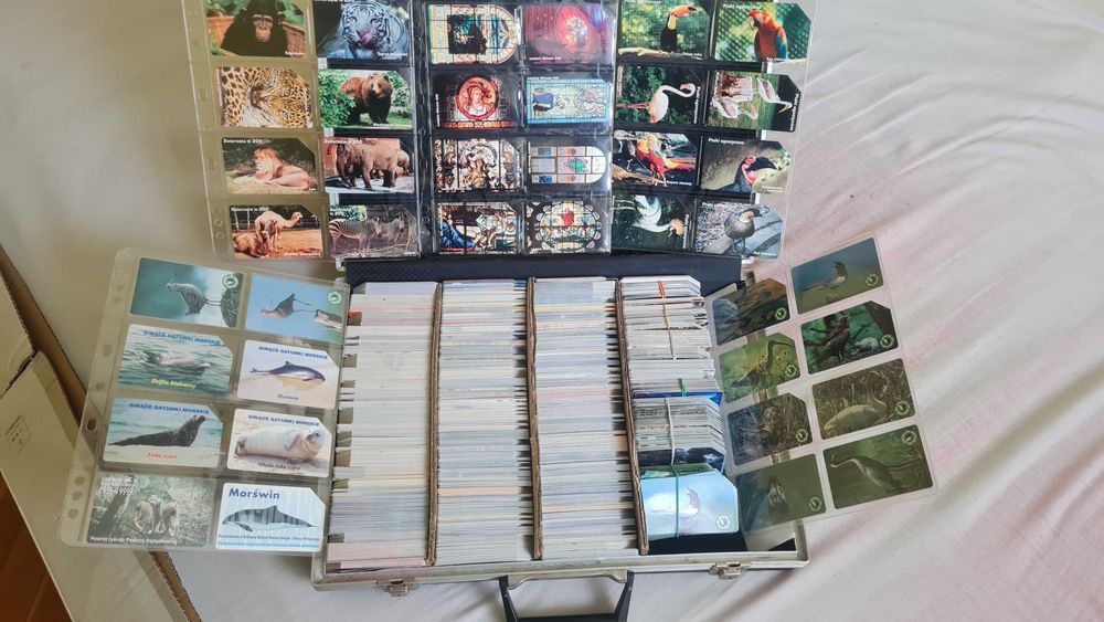 Karty telefoniczne magnetyczne zwierzaki