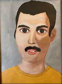 Obraz Freddie Mercury 30x40 w zestawie z ramką akryl