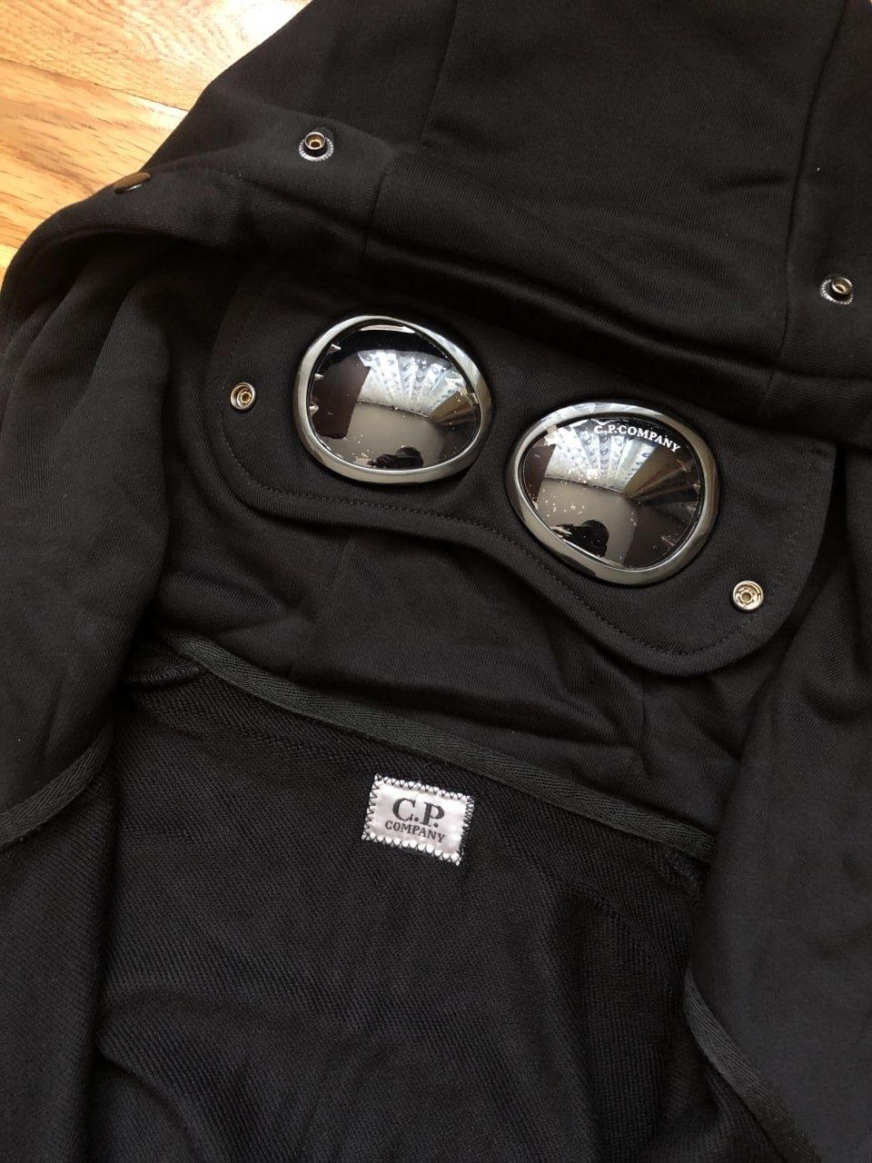Зіп худі C.P. Company full zip Goggle Hoodie black