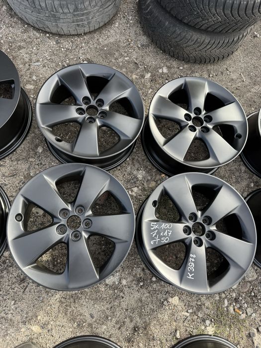 Felgi aluminiowe 5x100 17x7j et50 Toyota Avensis Prius