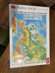 puzzle Trefl 1000 elementów mapa Europy