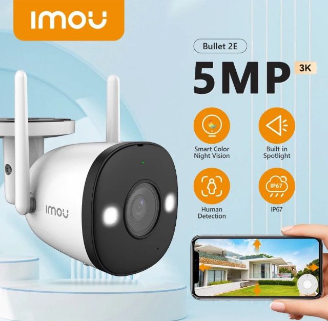 Imou Bullet 2E 5 Mp Wifi 3.6м