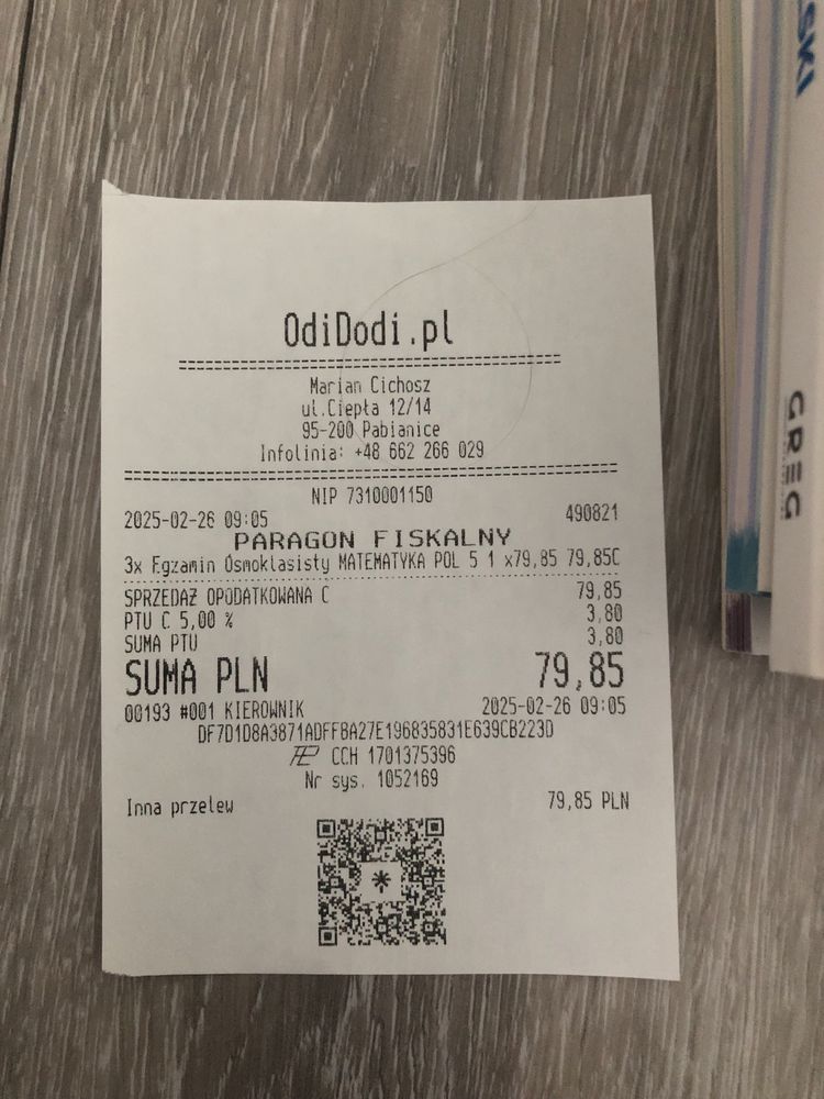 Repetytoria do egzaminu ósmoklasisty