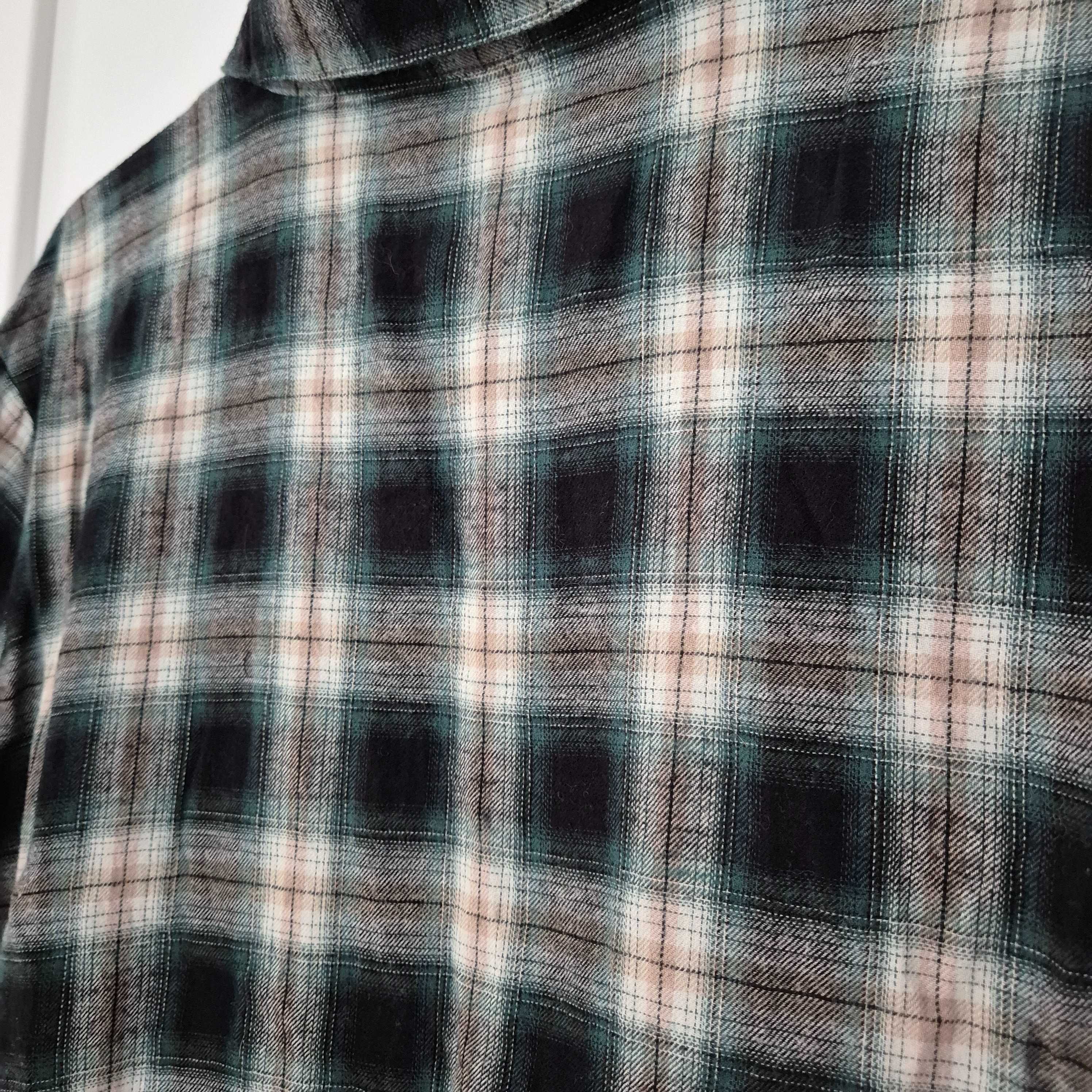 "Flanelowa" koszula w kratę Primark rozmiar M