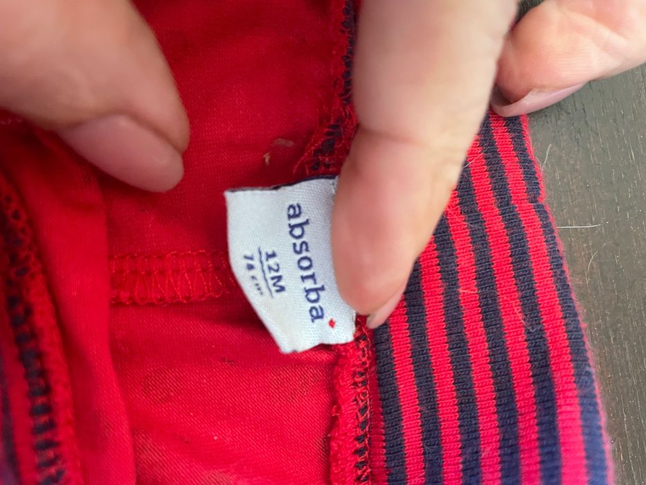 Legging da Absorba Vermelha 12 meses