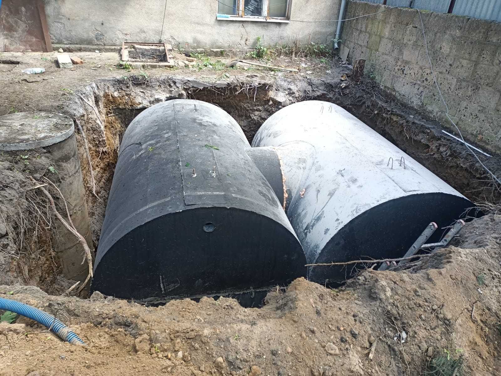 piwnica betonowa ogrodowa ziemianka B30W8 schody tunel wentylacja