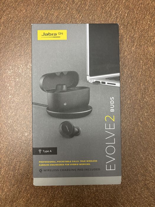 Jabra Evolve2 Buds z ładowarką indukcyjną