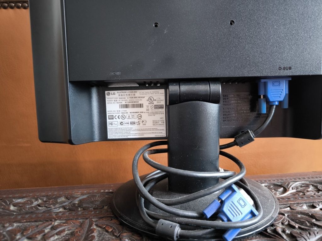 Écran LG 17 polegadas