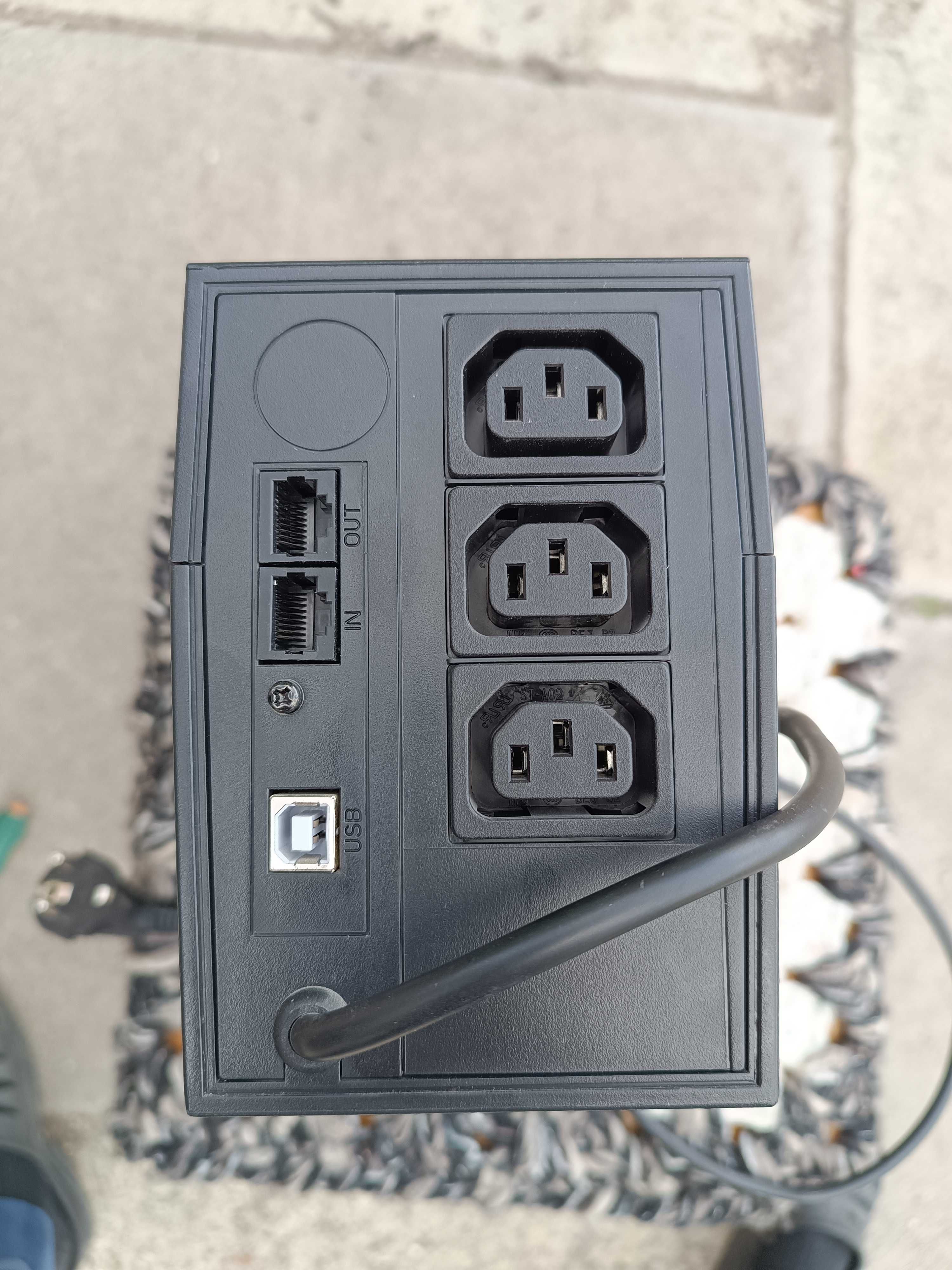 ИбП Powercom RPT-600AP бесперебойник УПС ББЖ UPS