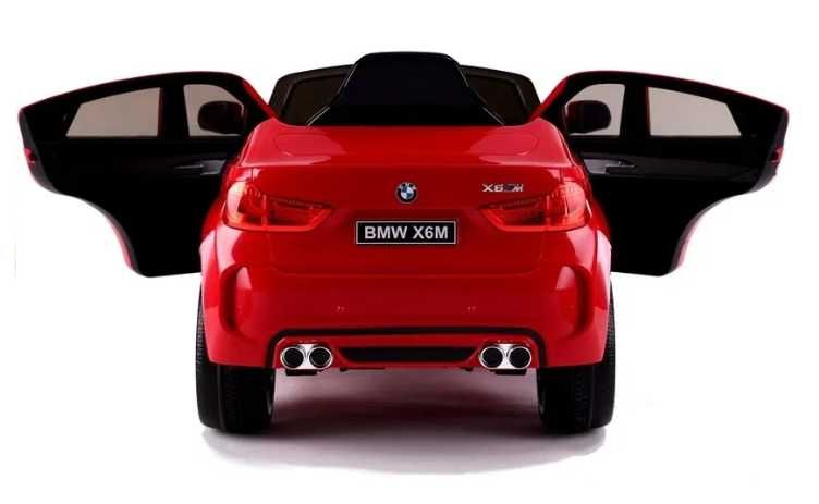 Auto na Akumulator BMW X6 Czerwony Skóra, EVA samochód elektryczny
