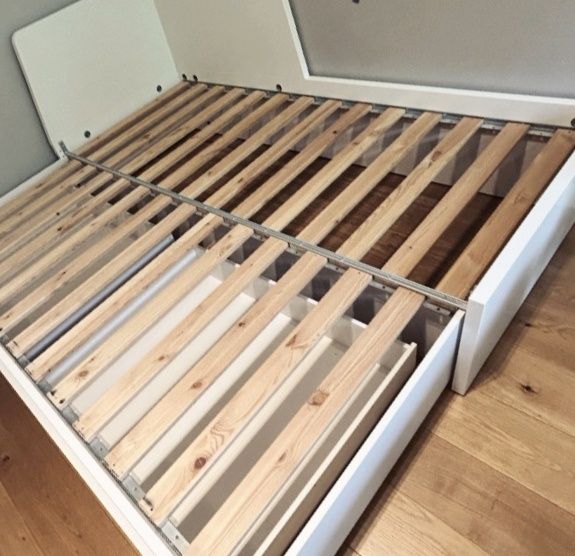 Flekke łóżko, leżanka Ikea 80x200 rozsuwane plus 2 materace Malfors