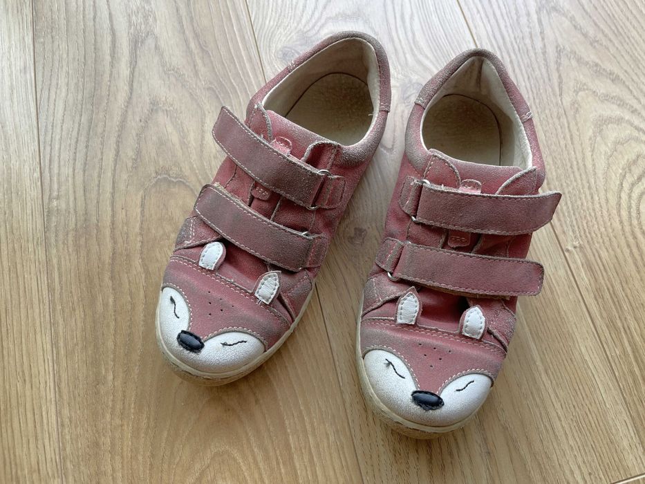 MIDO NOSTER LISKI - półbuty dziewczęce - skórzane - rozmiar 32