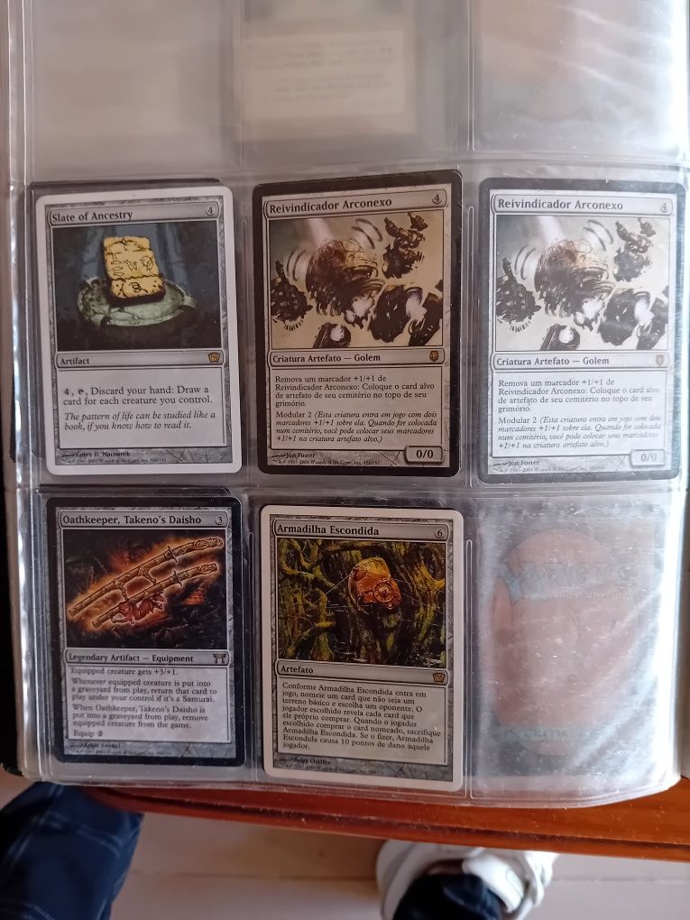 Cartas magic raras antigas em bom estado