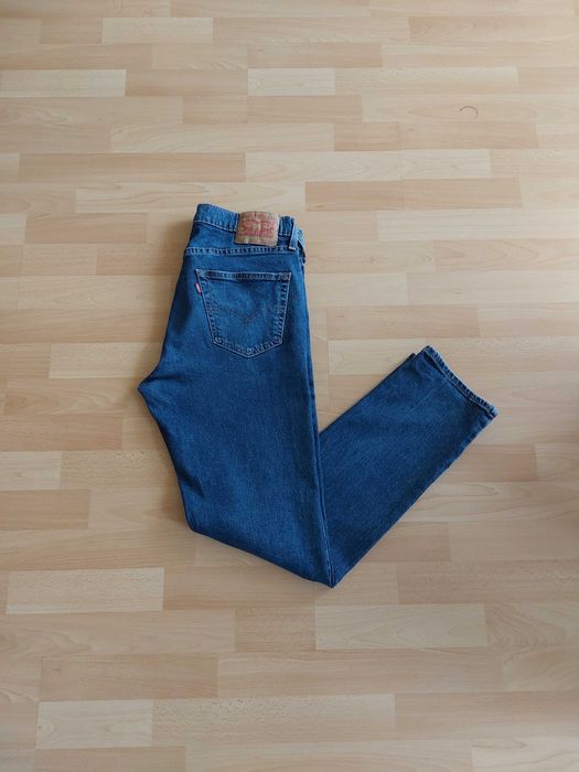 Levis 511 stretch W34 L32 spodnie jeansowe slim straight regular 34/32
