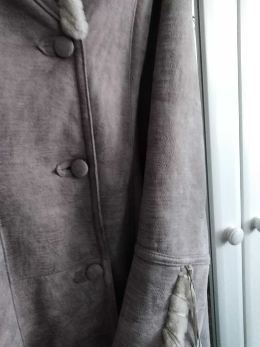 kożuch, korzuch, skora naturalna, skorzany, zakopianski, z kapturem