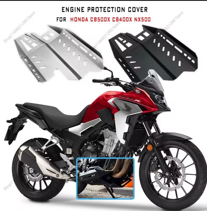 Proteção de motor / Carter , Peito de aço  para Honda CB 500x