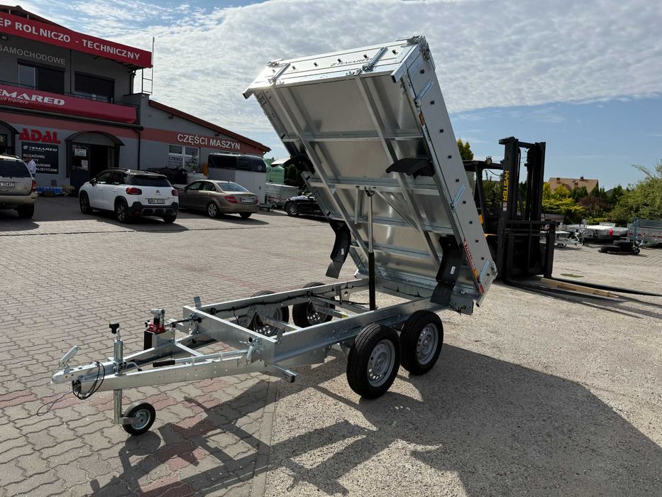 Przyczepa wywrotka TEMARED TIPPER 2515/2S 2.5x1.5m DMC:750kg BURTY ALU