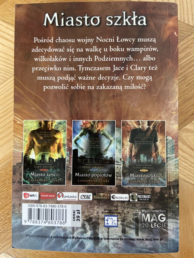 Dary Anioła Tomy: II i III (Miasto popiołów i miasto szkła)