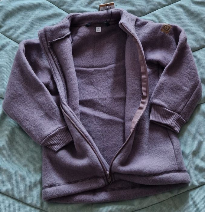 Nowa kurtka wełniana merino Mikk-line 110 unisex szara