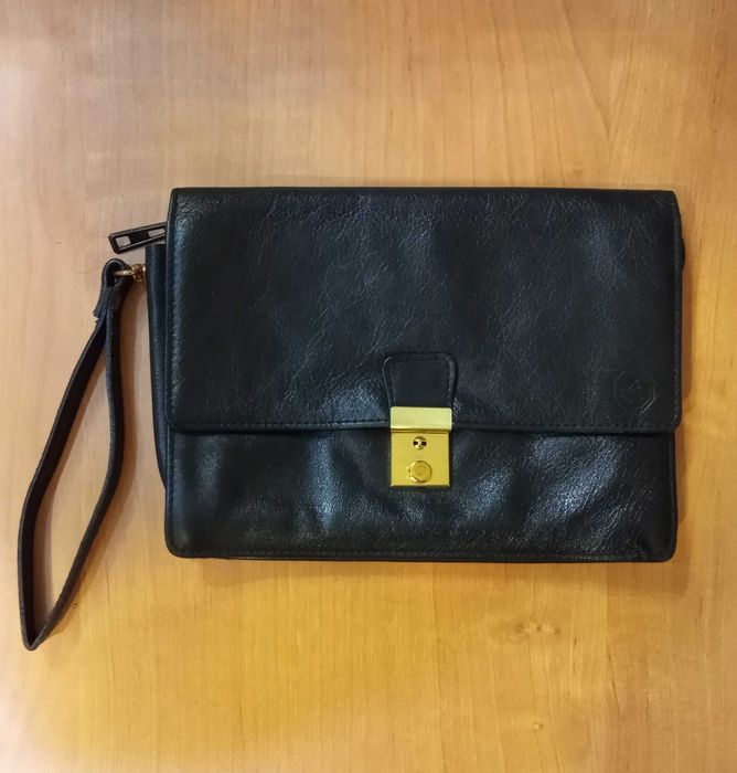 Мужская кожаная барсетка(клатч)