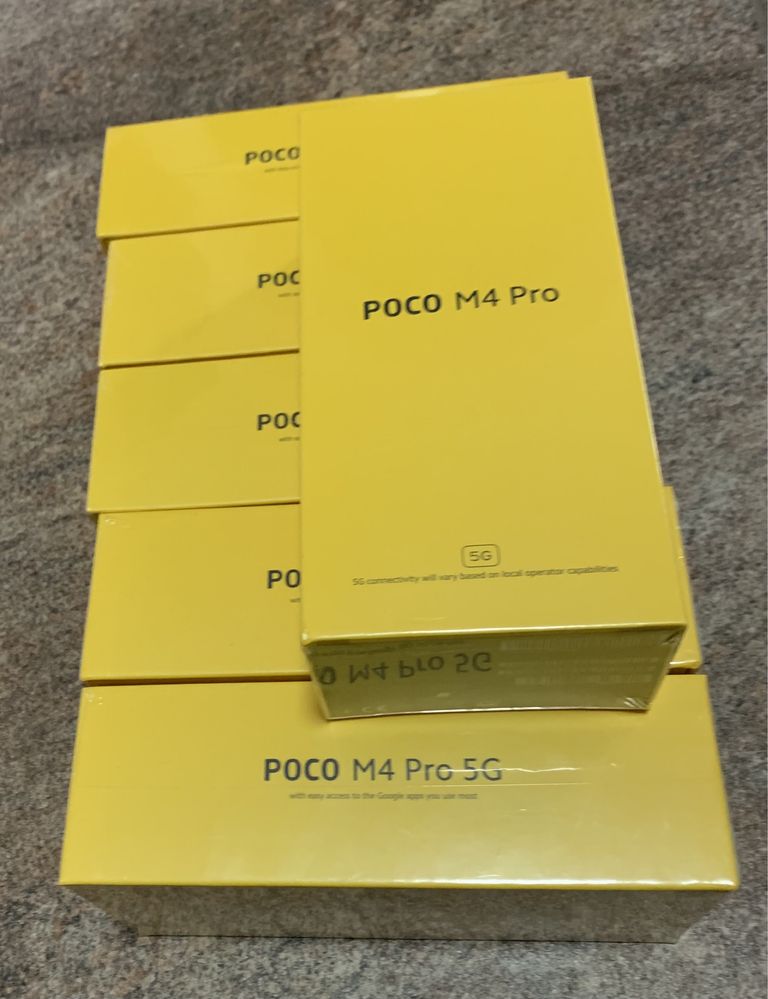 New Poco M4 Pro 5G 4/64GB, запакованные